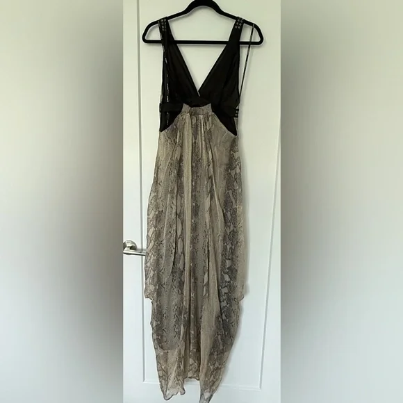 Bebe Snake Print Maxi Dress - Picture 4 of 6